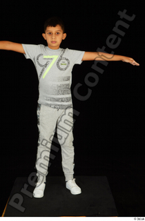 Timbo dressed grey joggers grey t shirt standing t poses…